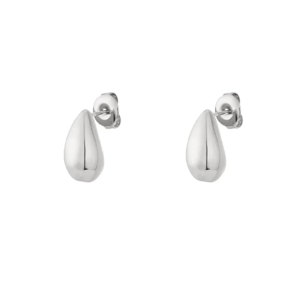 Teardrop earrings silver