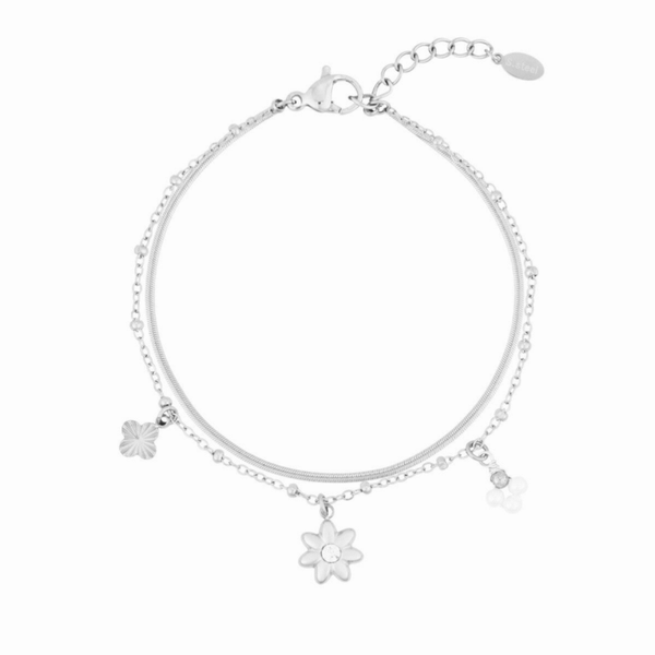 Secret garden bracelet silver