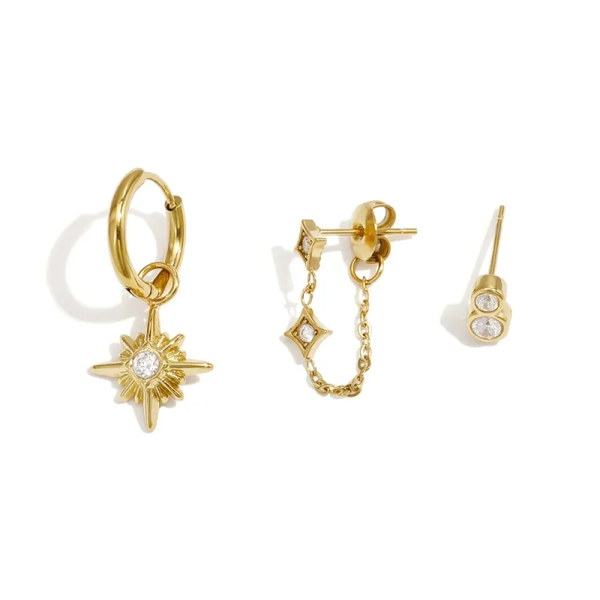 Earring set simple daily 3