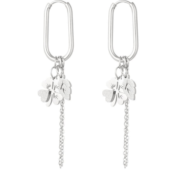 Lucky day earrings silver