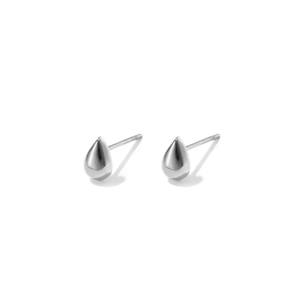 Drop studs silver