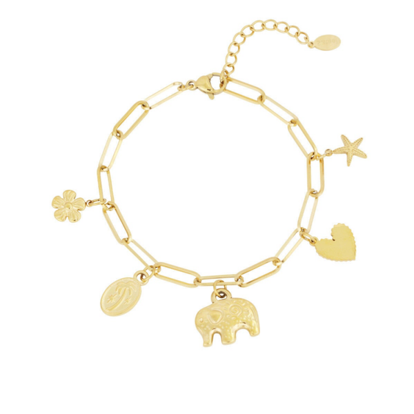 Things to treasure bracelet gold