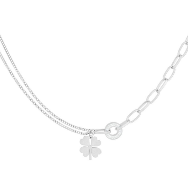Lucky fortune necklace silver