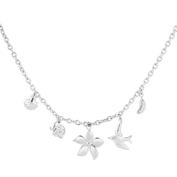 Spirit of nature necklace silver