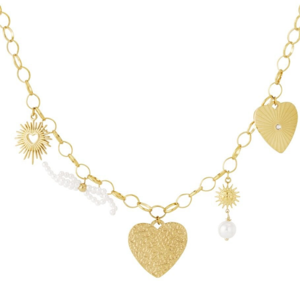 Be loved necklace gold