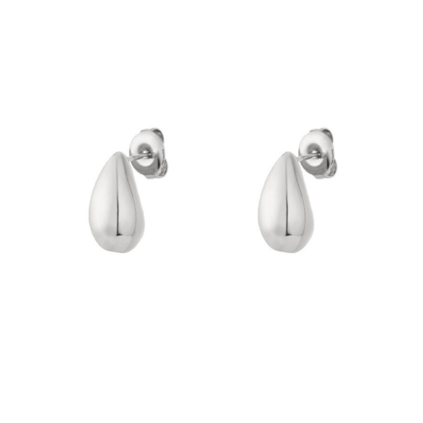 Teardrop earrings silver