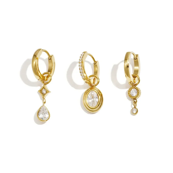 Earring set simple daily 4