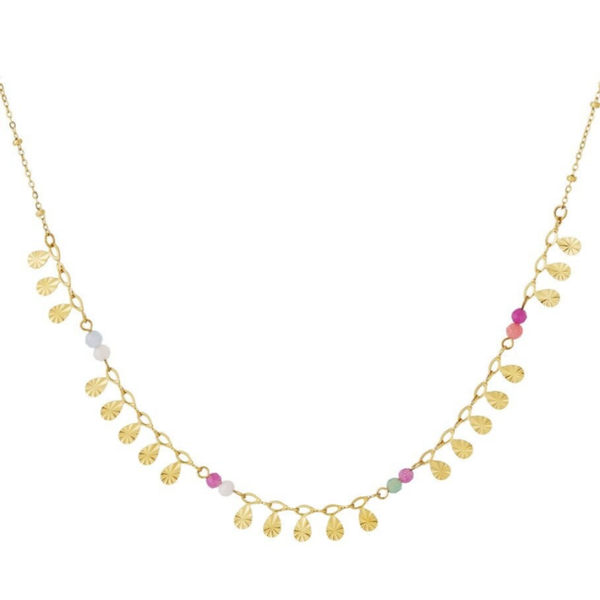 Tropical dream necklace gold