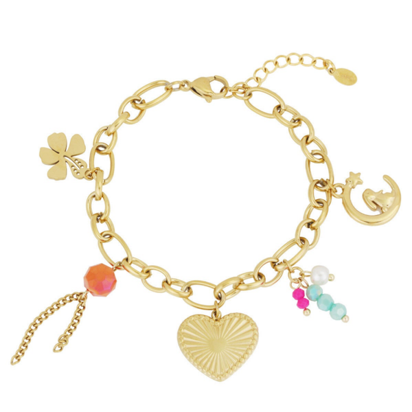 Happy feelings bracelet gold