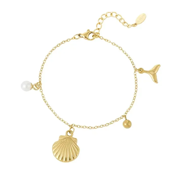 Coastal love bracelet gold