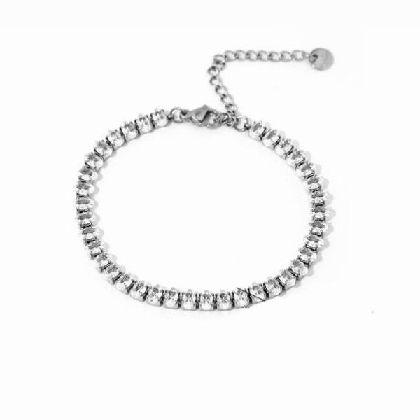 WOW tennis bracelet silver