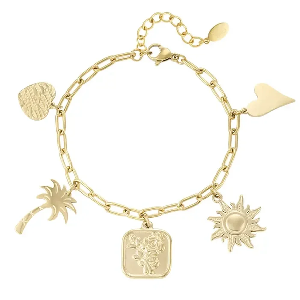 Ibiza vibes bracelet gold
