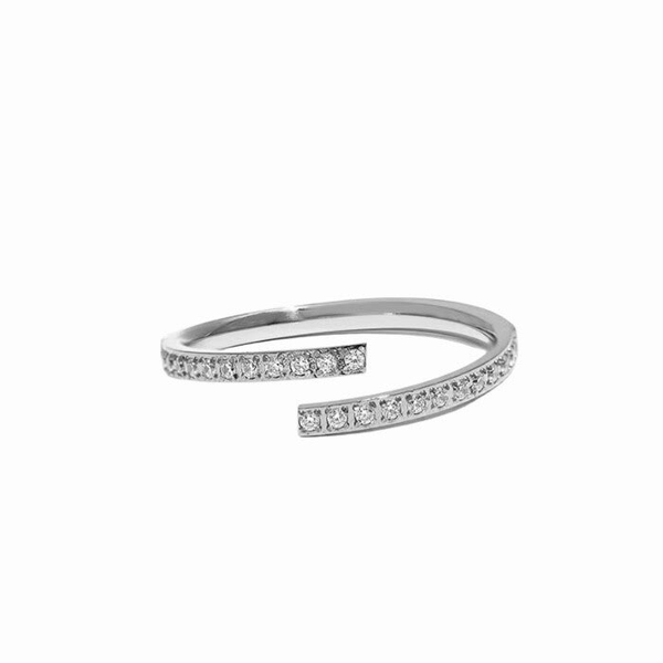 Amara Diamond Ring silver
