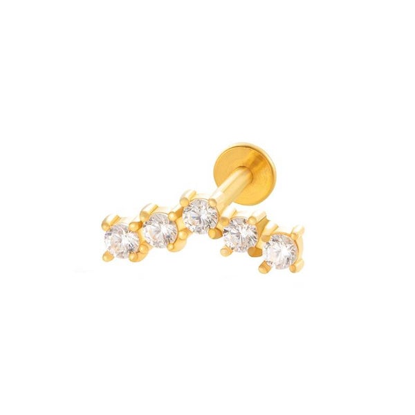 Piercing 13 gold