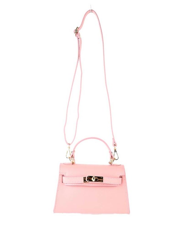 Leather kenzi bag pink