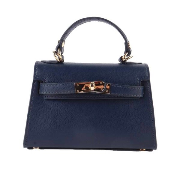Leather Kenzi bag navi