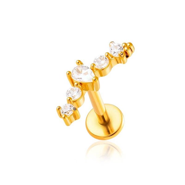 Perfect conch piercing gold