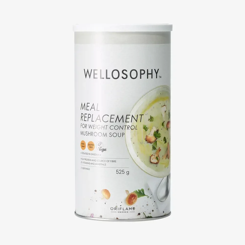 Wellosophy Meal Replacement for Weight Control Mushroom Soup 40745