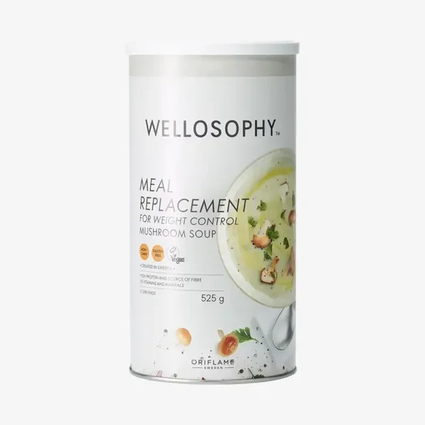 Wellosophy Meal Replacement for Weight Control Mushroom Soup 40745