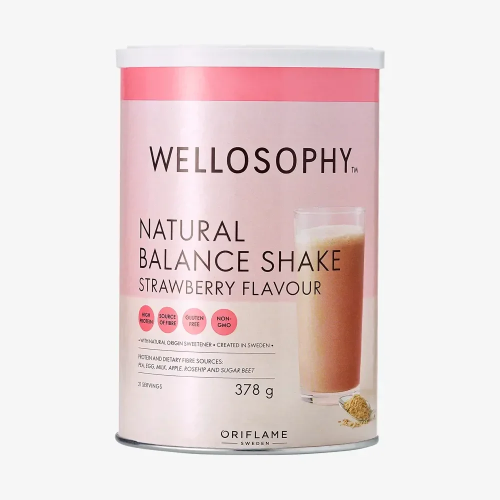 Wellosophy Natural Balance Shake Strawberry Flavour 37285