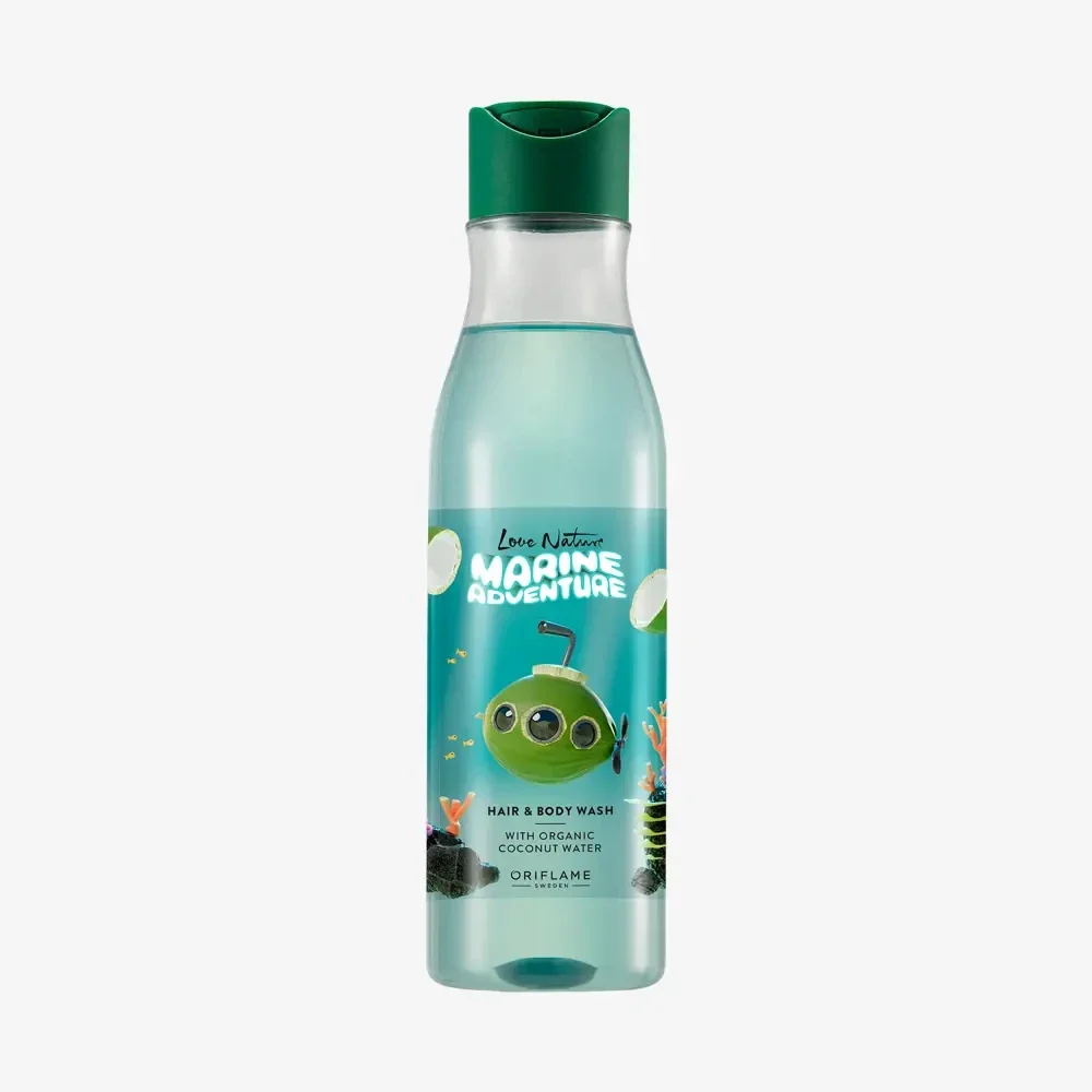 Love Nature Marine Adventure Hair & Body Wash with Organic Coconut Water 46364