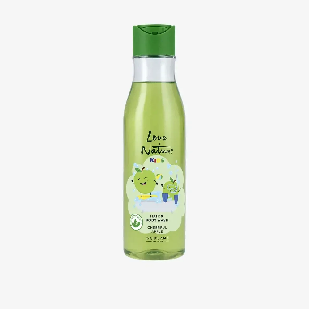 Love Nature Kids Hair & Body Wash Cheerful Apple 40775