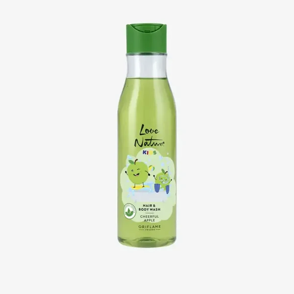 Love Nature Kids Hair & Body Wash Cheerful Apple 40775