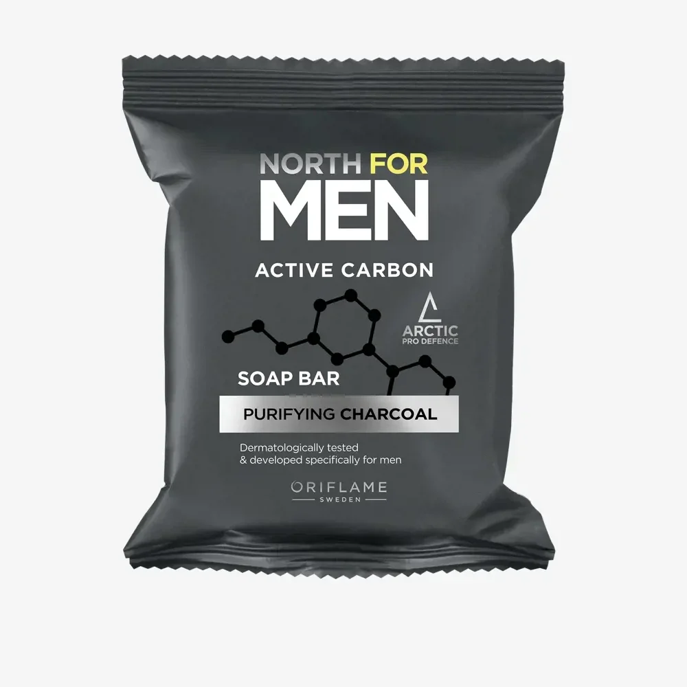 North for Men Active Carbon Soap Bar 44569