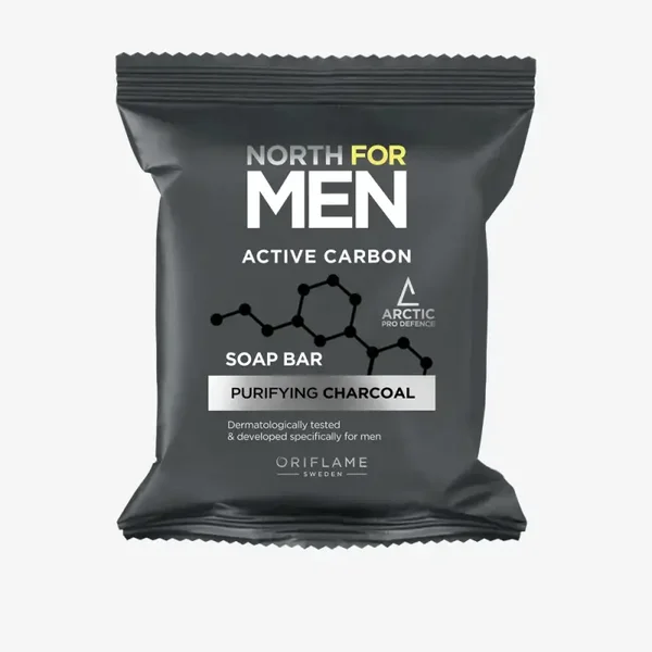 North for Men Active Carbon Soap Bar 44569