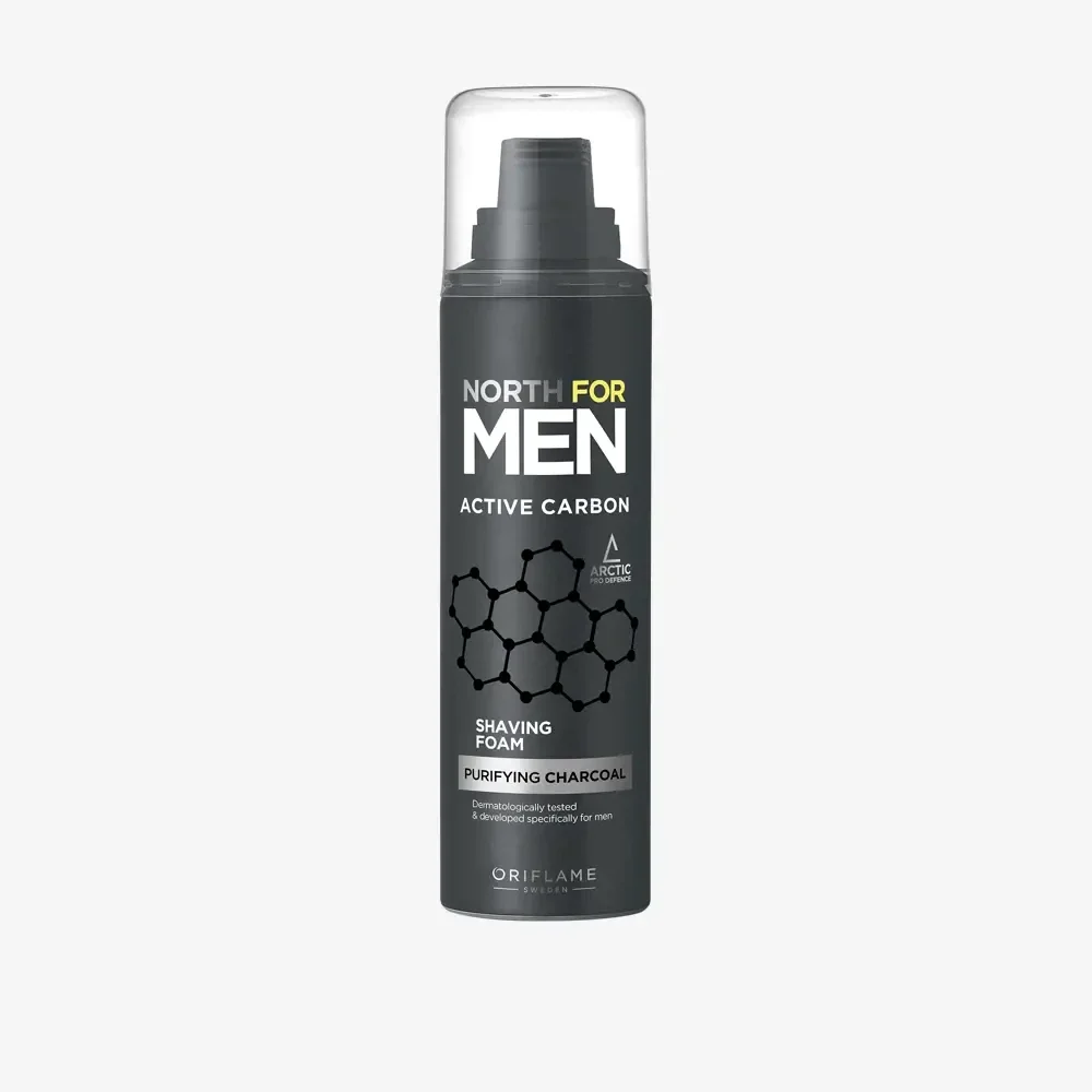 North for Men Active Carbon Shaving Foam 44574