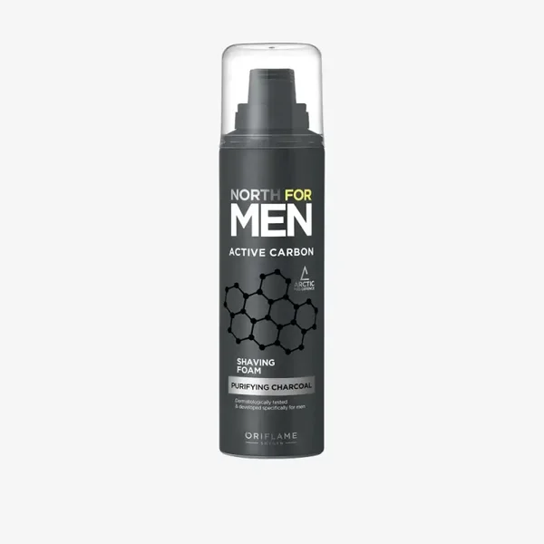 North for Men Active Carbon Shaving Foam 44574