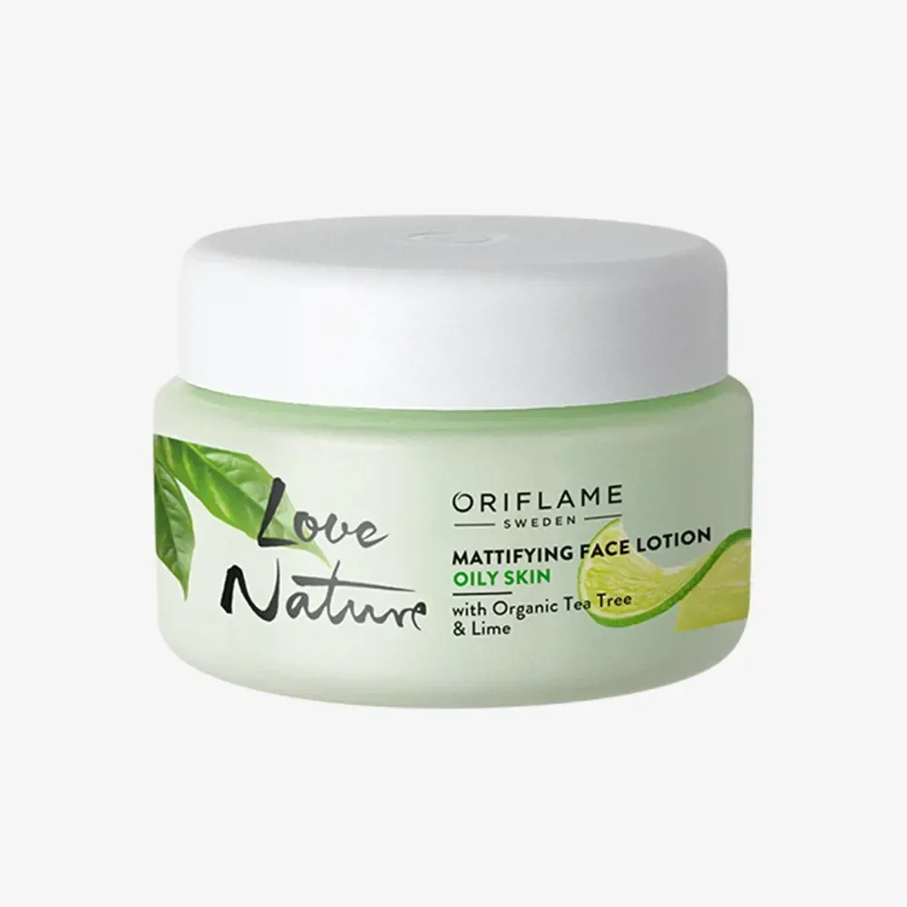 Love Nature Mattifying Face Lotion with Organic Tea Tree & Lime 34845