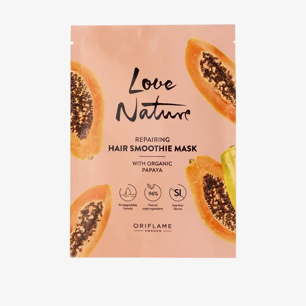 Love Nature Repairing Hair Smoothie Mask with Organic Papaya 41312