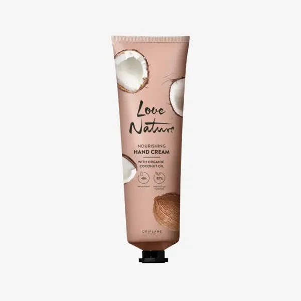 Love Nature Nourishing Hand Cream with Organic Coconut Oil 45426