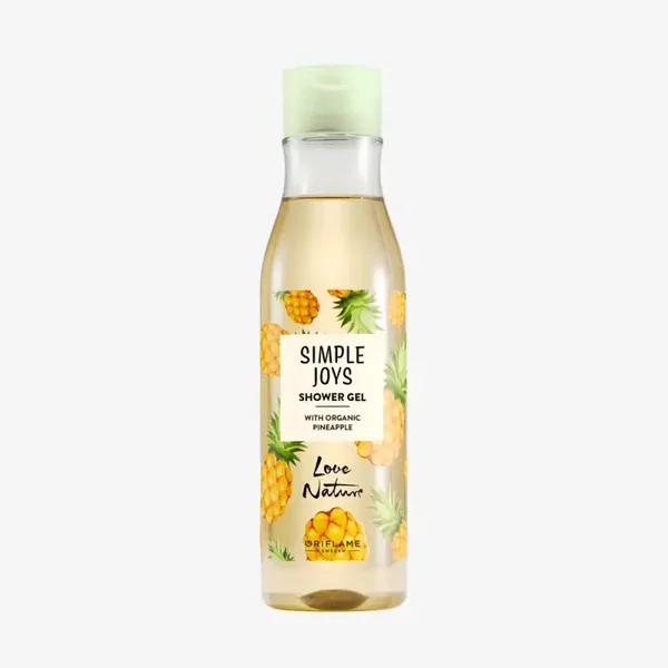 Love Nature Simple Joys Shower Gel with Organic Pineapple Love Nature 47010