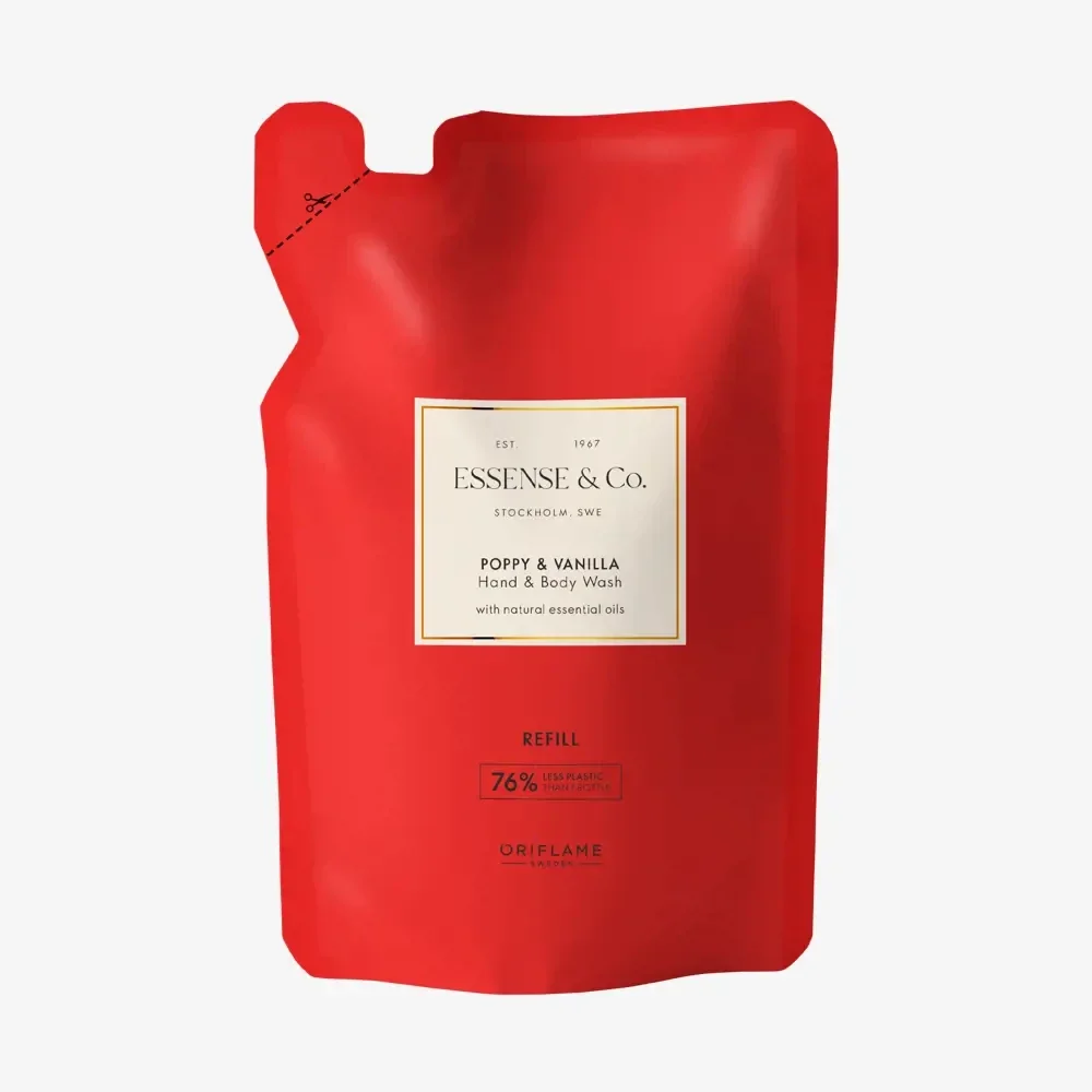 Essense&Co. Poppy & Vanilla Hand & Body Wash Refill 47450