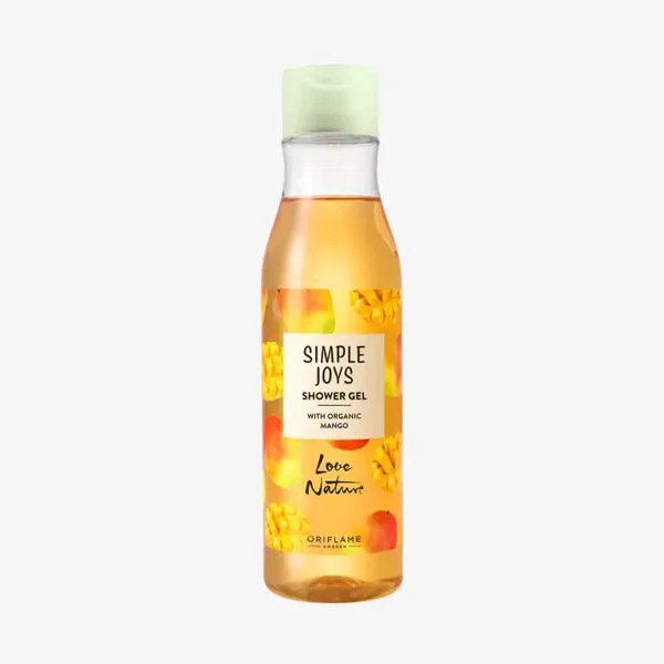 Love Nature Simple Joys Shower Gel with Organic Mango Love Nature 46987