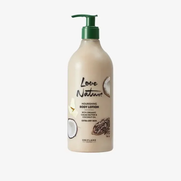 Love Nature Nourishing Body Lotion with Organic Cacao Butter & Coconut Oil  41490