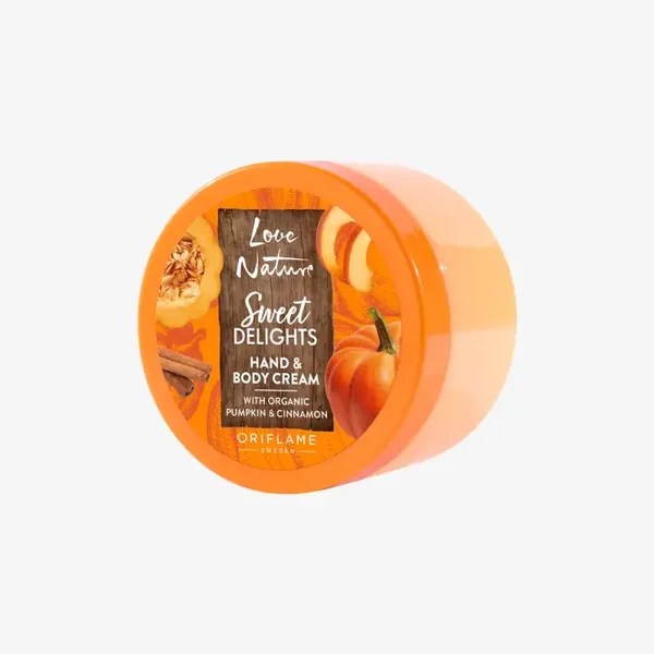 Love Nature Sweet Delights Hand & Body Cream with Organic Pumpkin & Cinnamon  47275