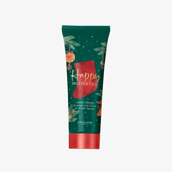 Happy Holidays Hand Cream Scented with Citrus & Winter Spices 45879