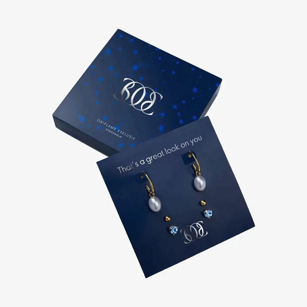 Oriflame Exklusiv Winter's Embrace 3 Pair Earrings 48574