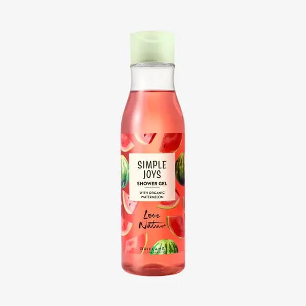 Love Nature Simple Joys Shower Gel with Organic Watermelon Love Nature  46986