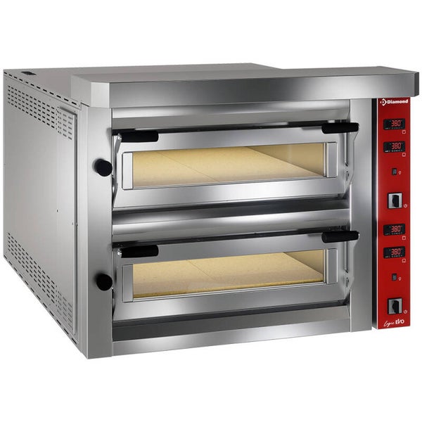 Forno elettrico a pizze, 2x 6 pizze