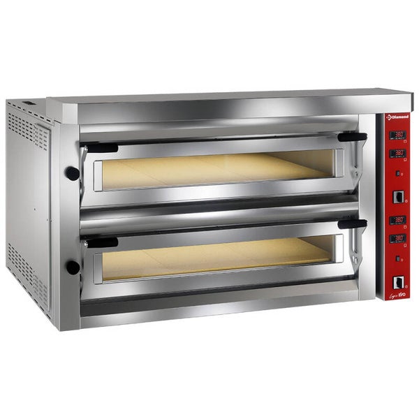 Forno elettrico a pizze "extra large", 2x 6 pizze