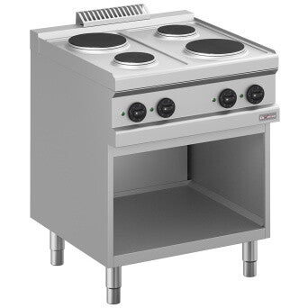 Cucina elettrica, 4 placche, su armadio