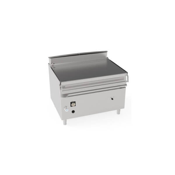 RASIERA 120LT GAS BASCULANTE CON VASCA IN ACCIAIO INOX AISI 304 FREESTANDING SU VANO CHIUSO - SOLLEVAMENTO MOTORIZZATO