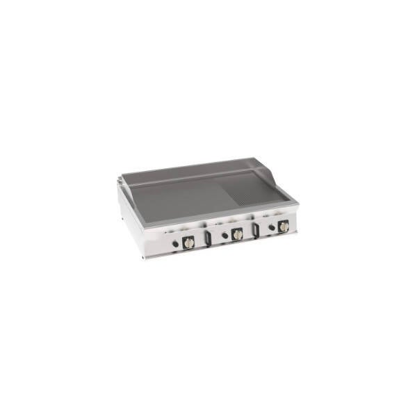 FRY-TOP GAS PIASTRA 1/3 RIGATA TOP