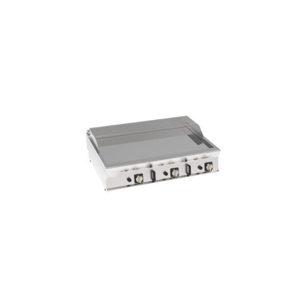 FRY-TOP GAS PIASTRA LISCIA CROMATA TOP