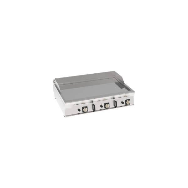 FRY-TOP GAS PIASTRA LISCIA CROMATA TOP