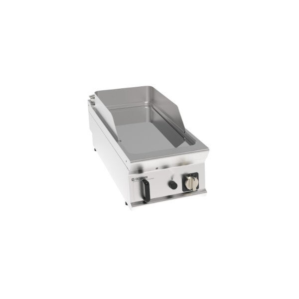 FRY-TOP GAS PIASTRA LISCIA CROMATA TOP